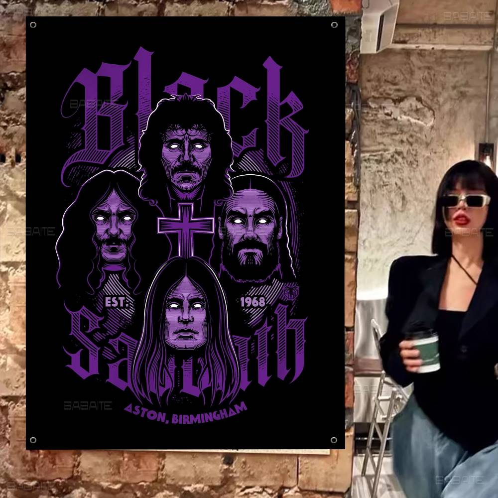 Commercial Printing Companies Usa - Black Sabbath Heavy Metal Advanced Printing