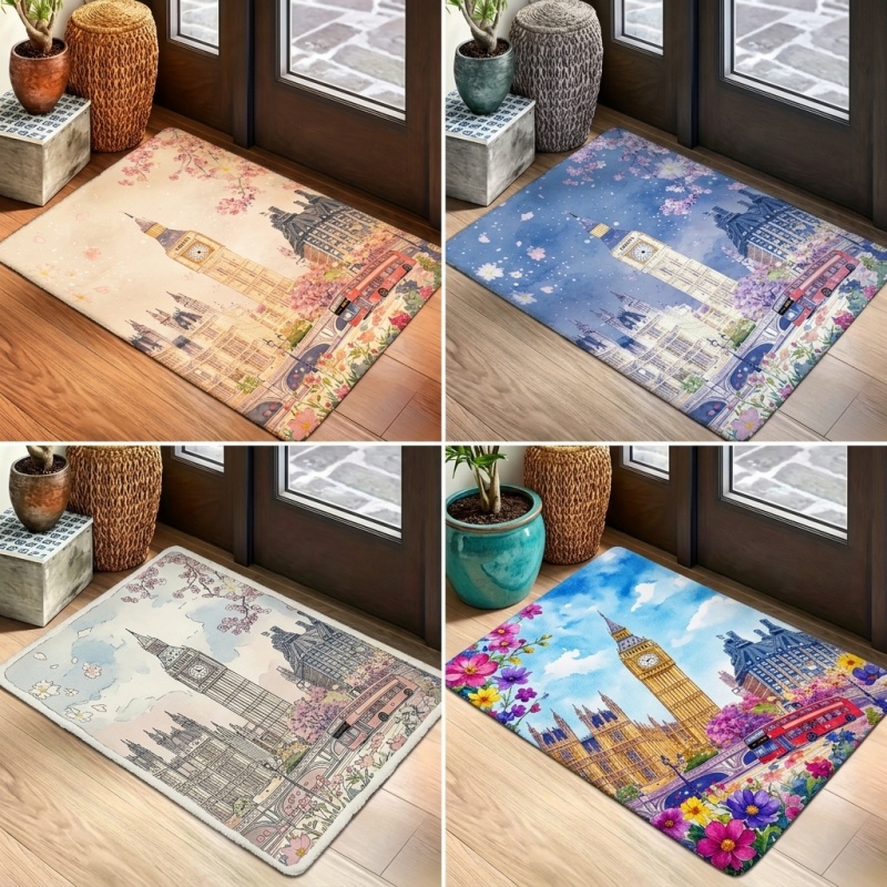 Commercial Printing London - Newest Watercolor London Big Ben Area