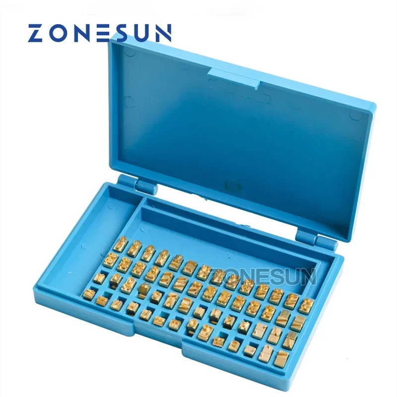 Commercial Ribbon Printing Machine - ZONESUN MY380 Alphabet Letter Fonts of