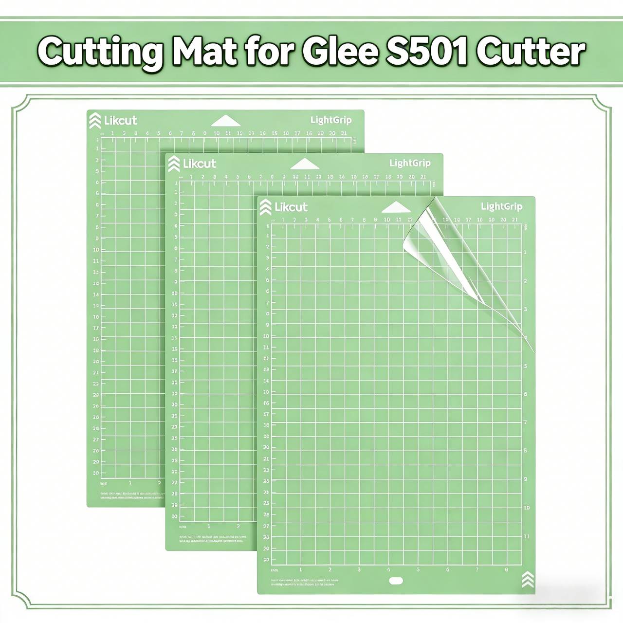 Plotter Cutting Mat - Adhesive Cutting Mats 3-Pack 4.5