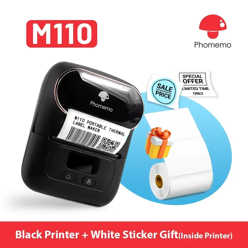 Commercial Printing Press - Phomemo M110 Mini Portable Printer Thermal