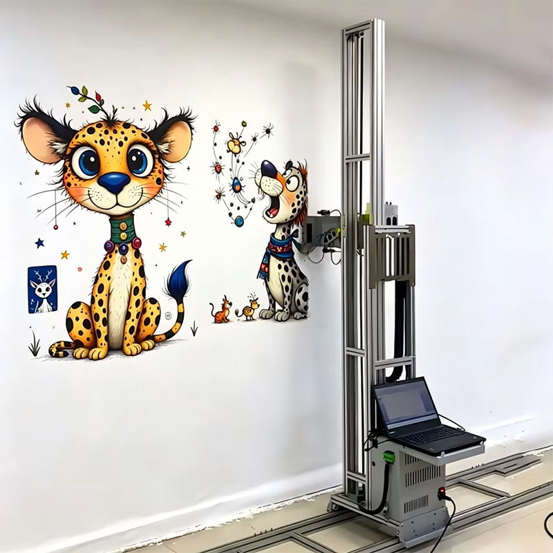 Commercial Wall Printing Machine - Compact Vertical Printer System, Professional Wall