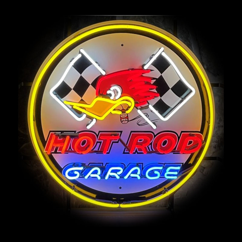 Commercial Printing Ink - Neon Sign for Hot Garage Neon