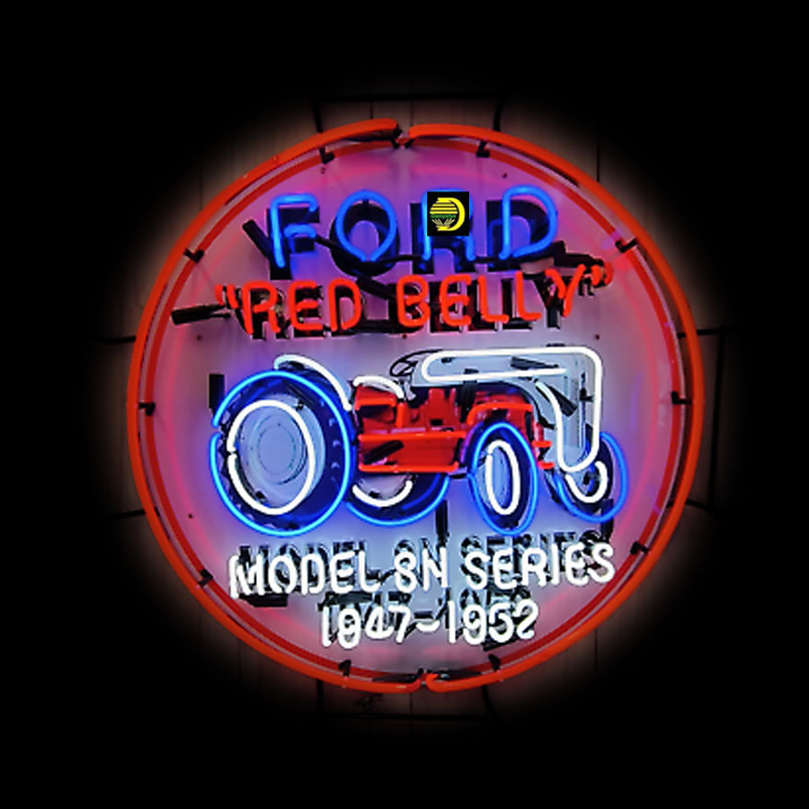 Commercial Printing Ink - For Red Belly Neon Sign Tractor