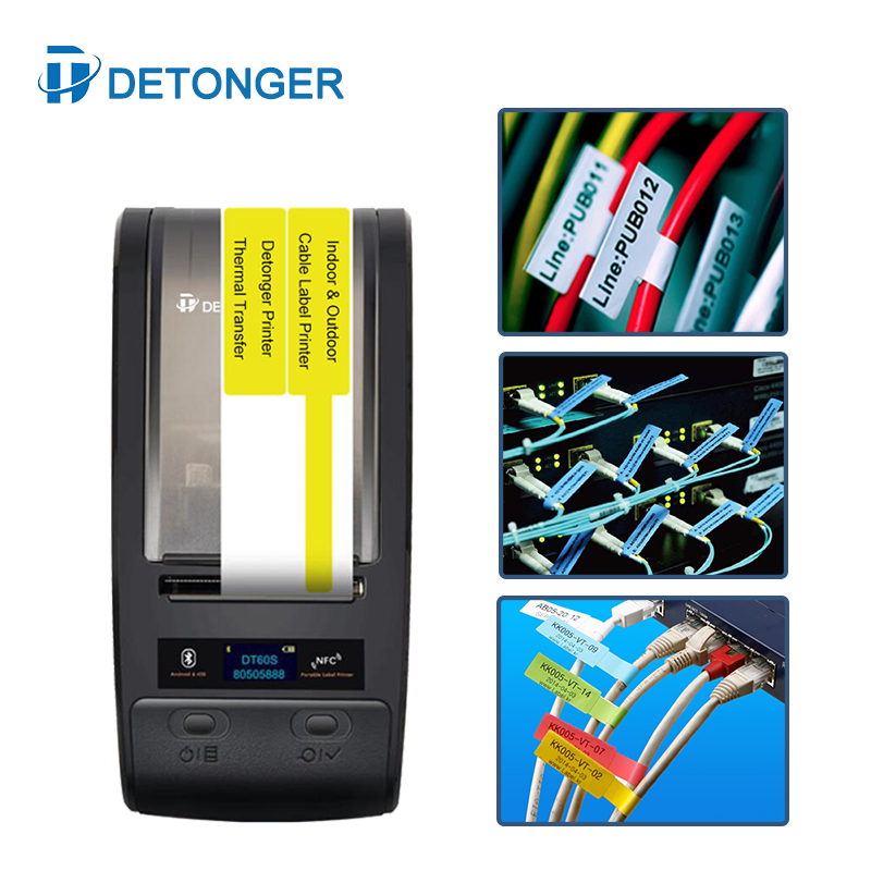 DETONGER Portable Thermal Tran - Commercial Ribbon Printing Machine 评论和价格