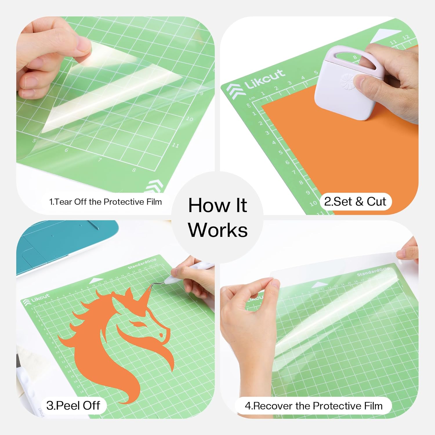 Adhesive Cutting Mats 3-Pack 4 - Plotter Cutting Mat 评论和价格