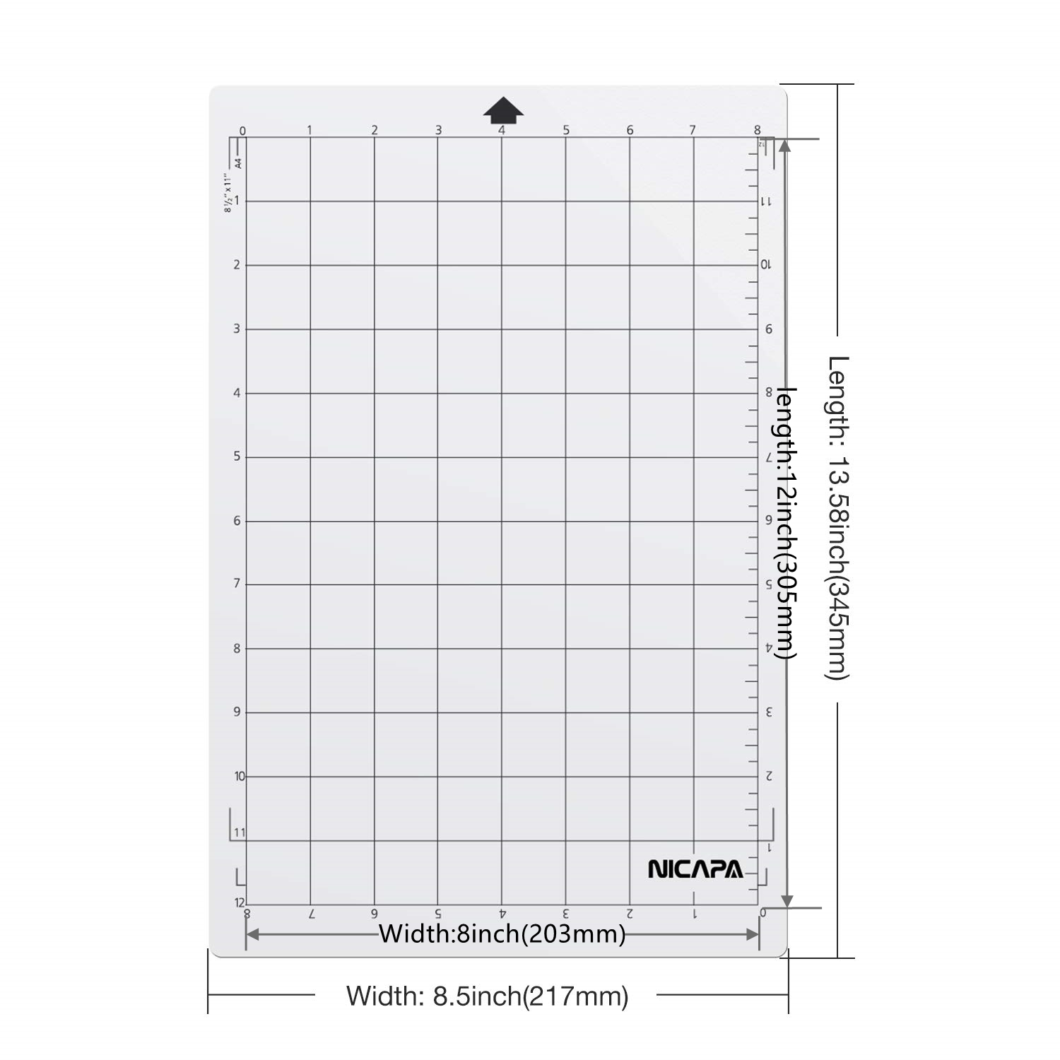 3/5 Psc Cutting Mat for Silhou - Plotter Cutting Mat 评论和价格