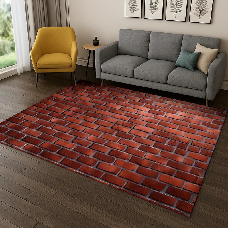 3D Brick Stone Building Carpet - Commercial Wall Printing Machine 评论和价格