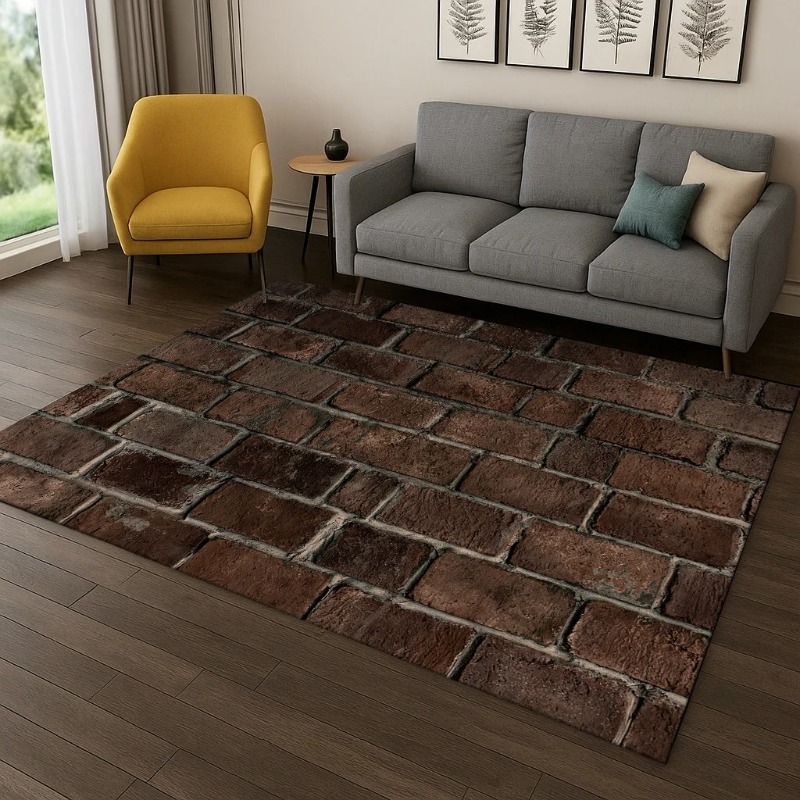 3D Brick Stone Building Carpet - Commercial Wall Printing Machine 评论和价格