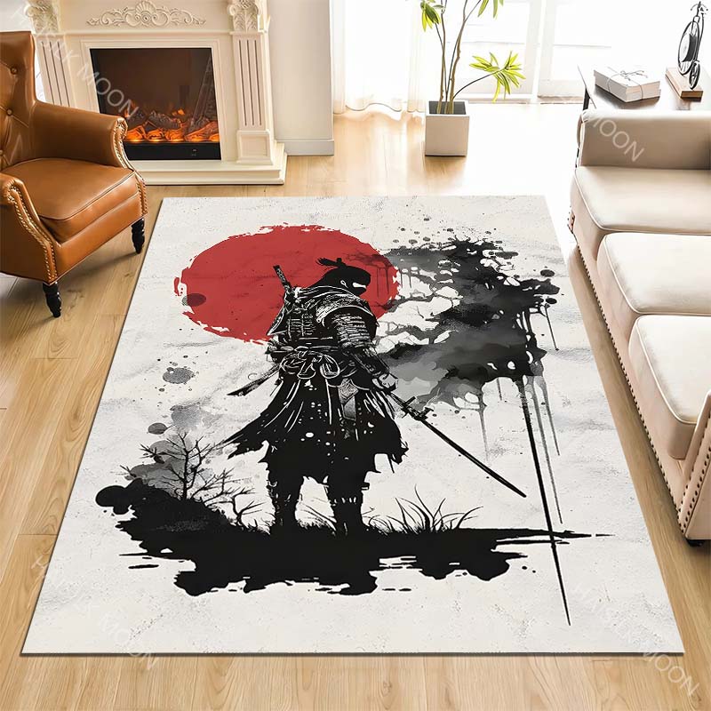 Samurai and red sun ink painti - Commercial Printing Ink 评论和价格