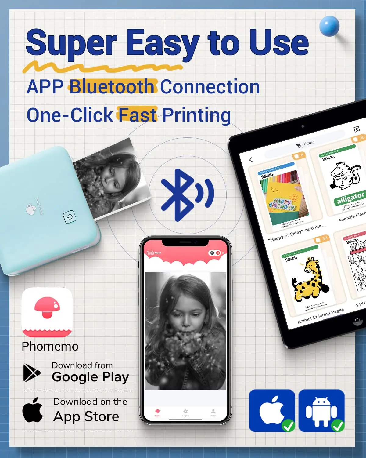 Phomemo M02Pro Mini Portable P - Commercial Printing Press 评论和价格