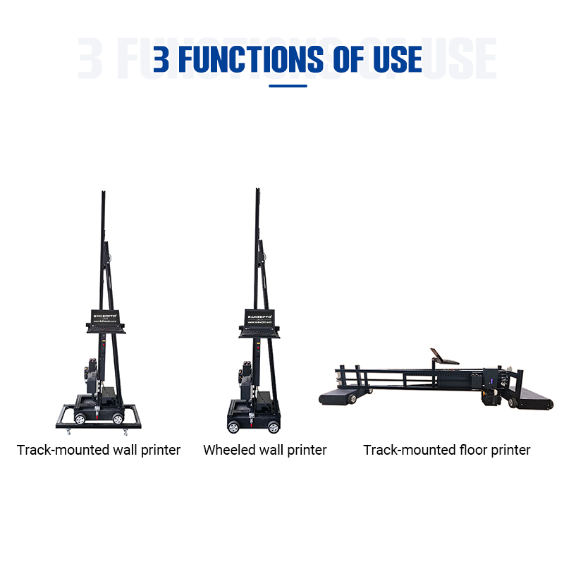 2-in-1 3D Wall Floor Printer B - Commercial Wall Printing Machine 评论和价格